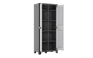 Armoire haute utilitaire modulable Titan - 80x44xH182 cm - Anthracite